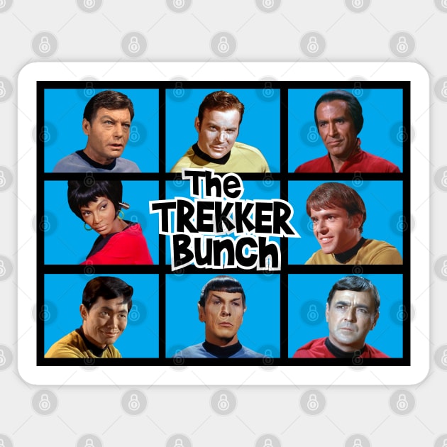 THE STAR TREK BUNCH Sticker by ROBZILLA